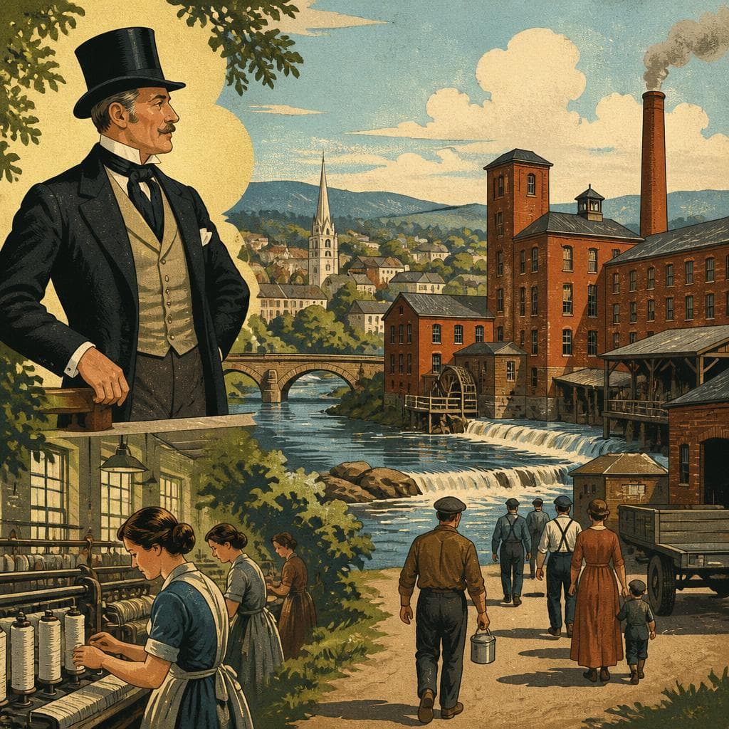 Cover art for An Aristocrat’s Name on a Mill Town