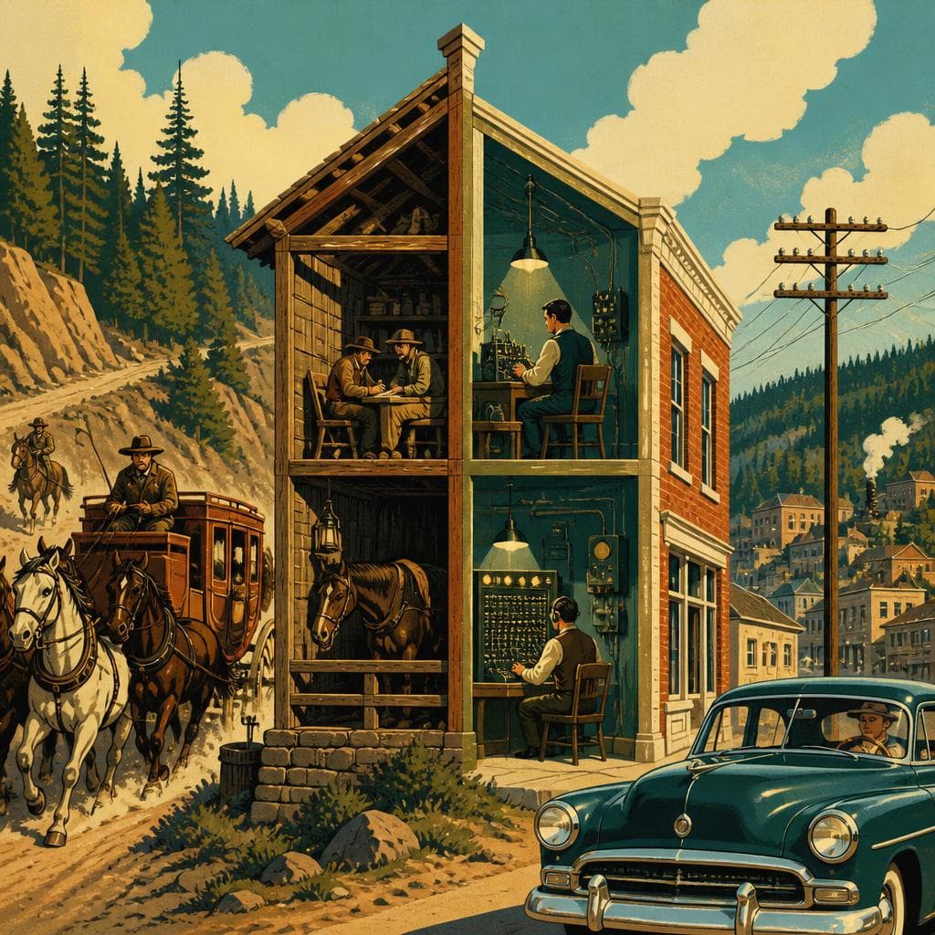 Cover art for When Messages Outran Horses in Placerville