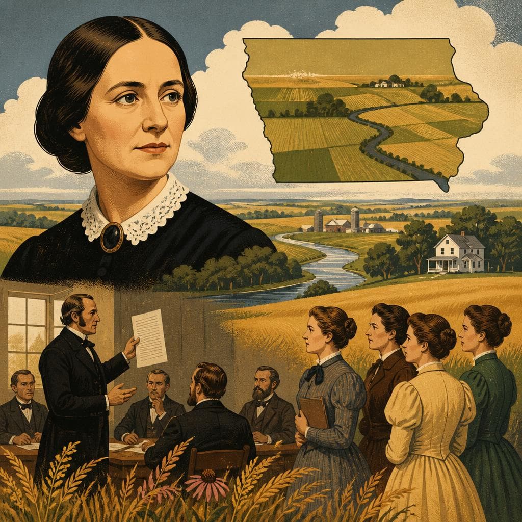 Cover art for The Iowa County Named for Fredrika Bremer
