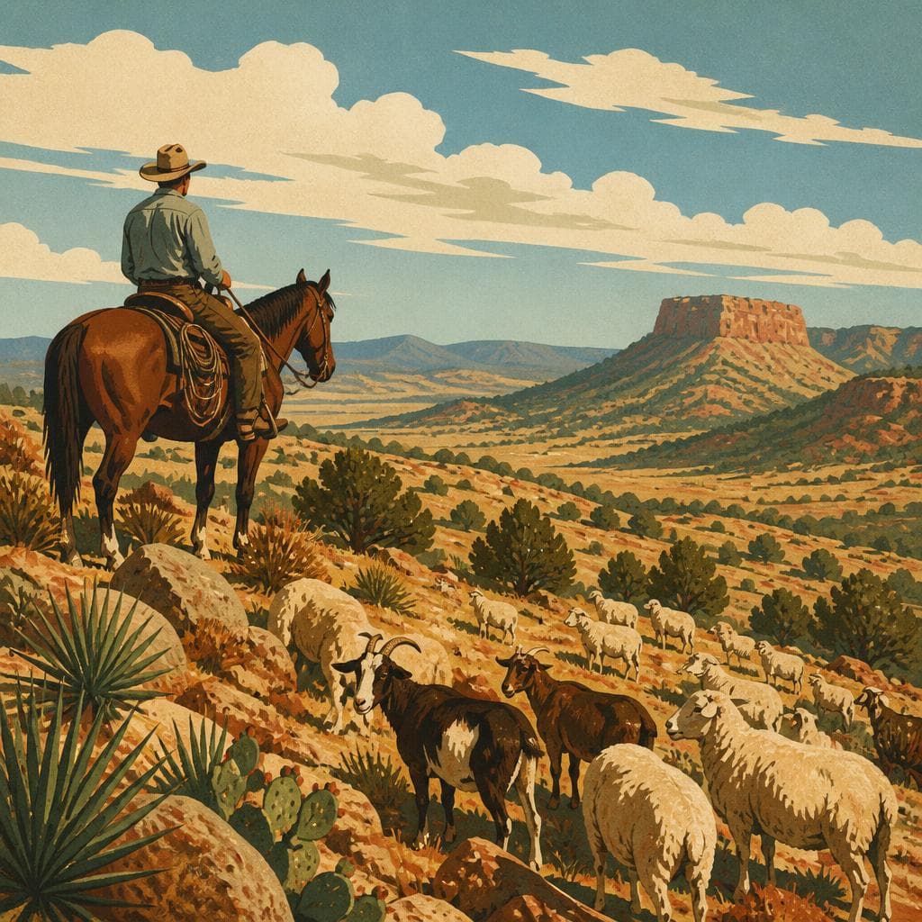 Cover art for Where the Ground Chose Goats and Sheep