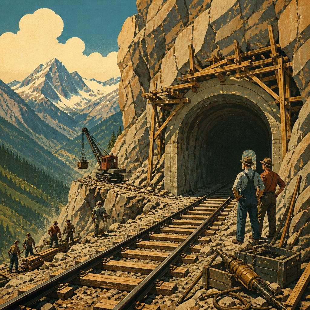 Cover art for The Railroad That Stopped Inside the Mountain