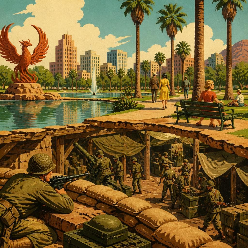 Cover art for The War Camp Hidden in Phoenix