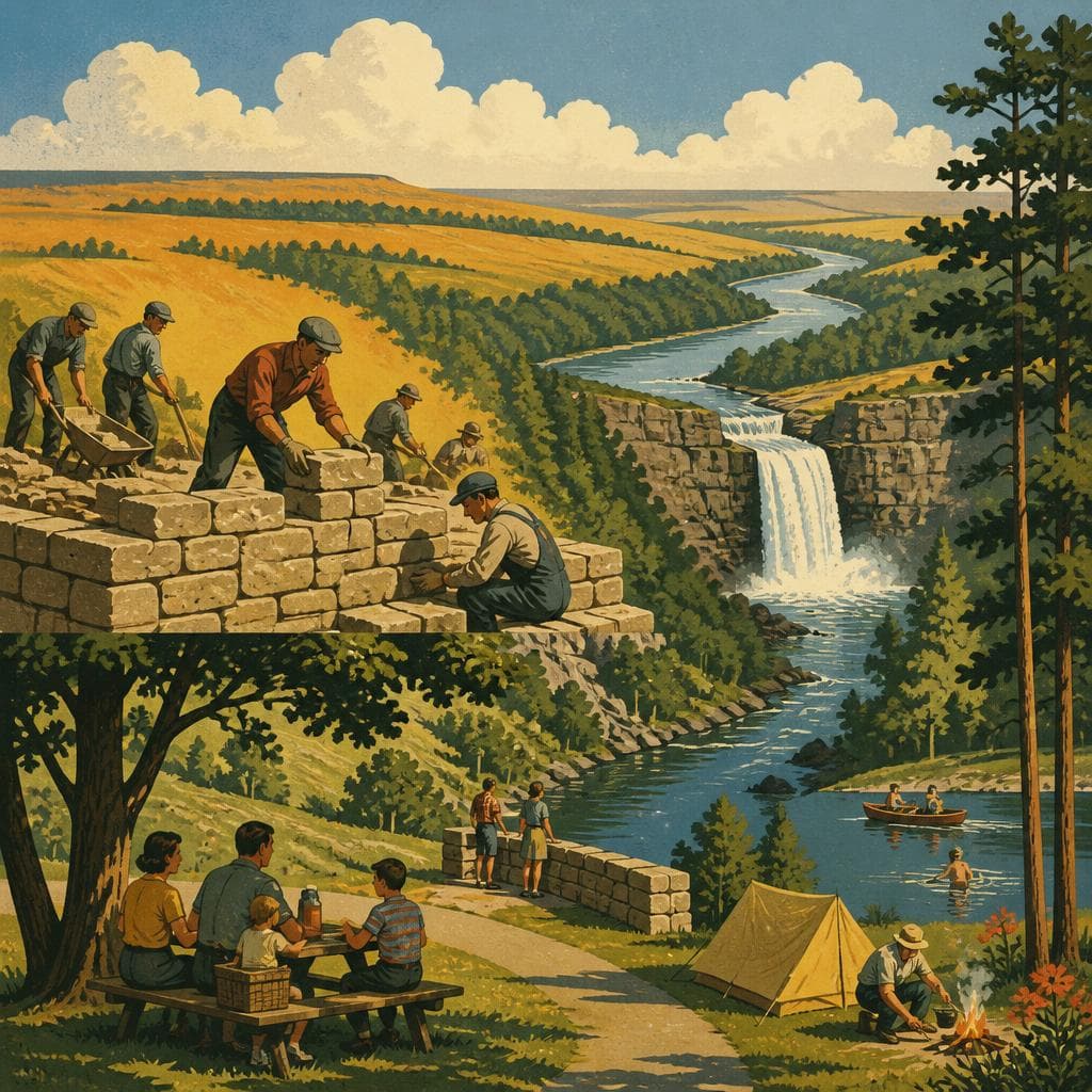 Cover art for Where the Prairie Breaks, a Park Was Built