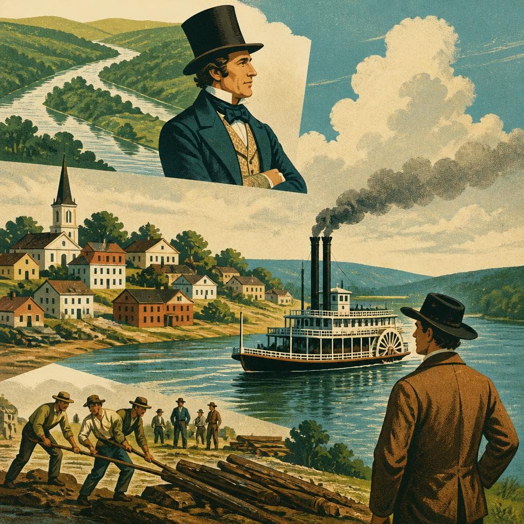 Cover art for A County Named for the River Age