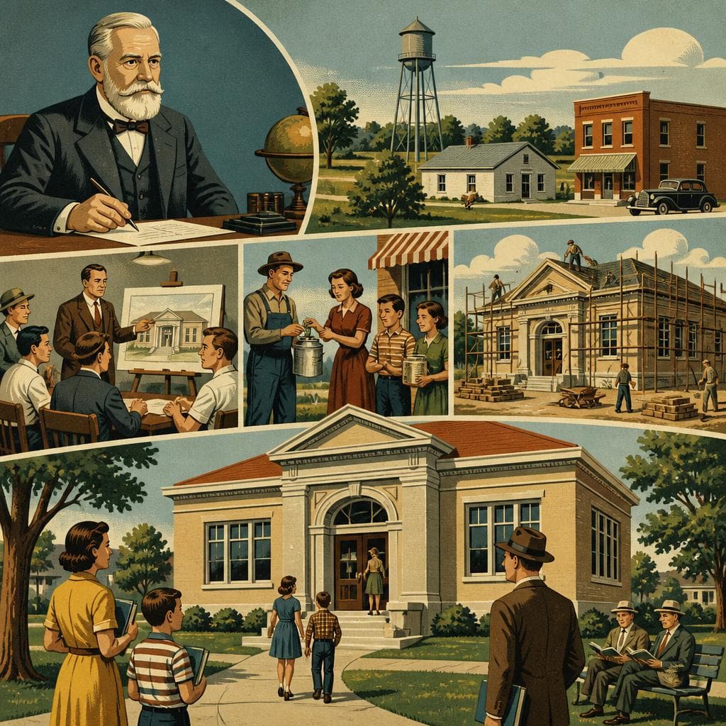 Cover art for How Ritzville Built Its Carnegie Library