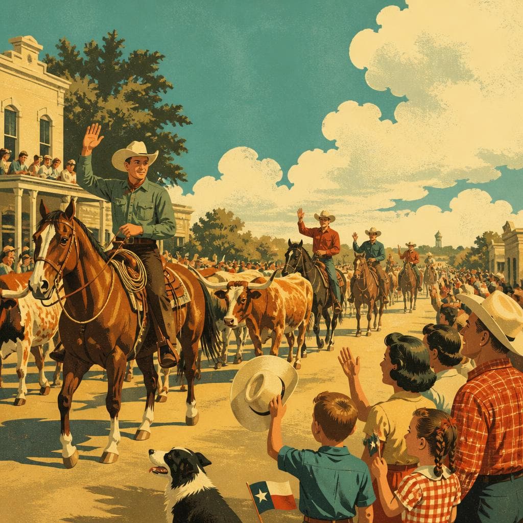 Cover art for Where Cattle Country Becomes a Parade