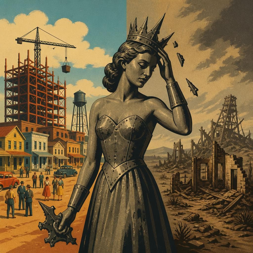 Cover art for When the Iron Queen Lost Her Crown