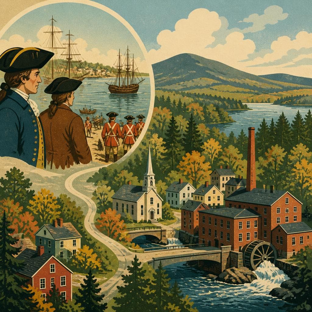 Cover art for A Maine Town, a Rhode Island Name