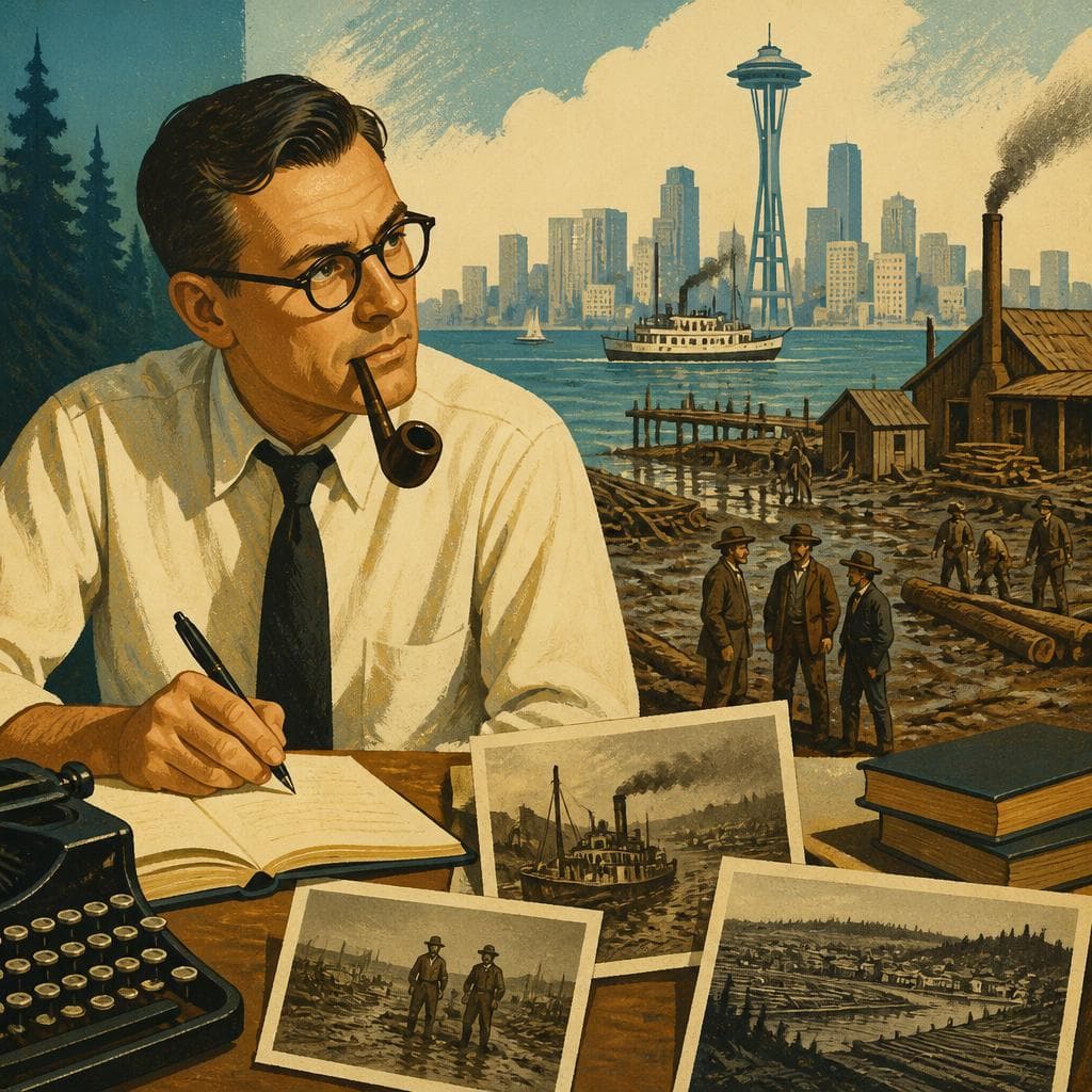 Cover art for How Murray Morgan Gave Seattle Its Rough-Edged Memory