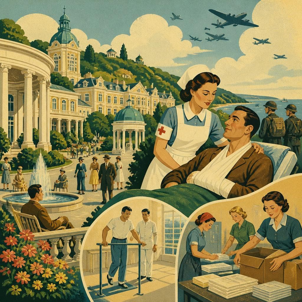 Cover art for When a Spa Town Answered the War
