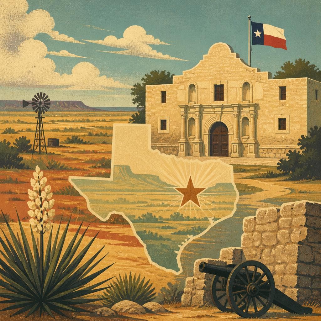 Cover art for A South Plains County, Named for the Alamo