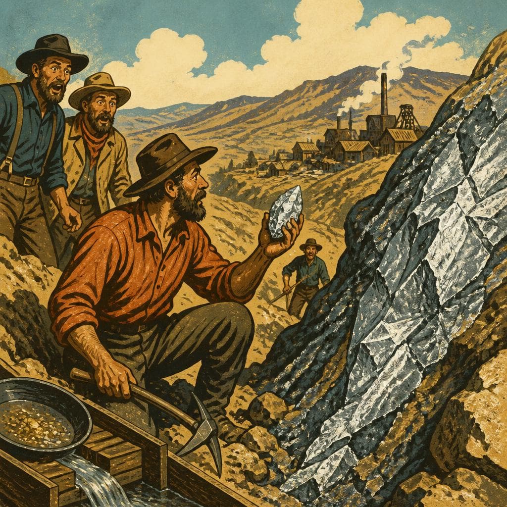 Cover art for When Gold Seekers Struck Silver