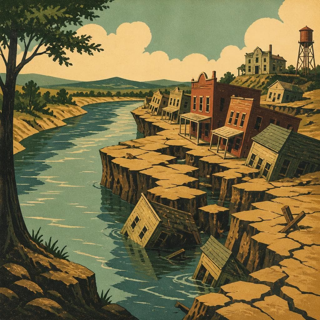 Cover art for When the River Chose a Town