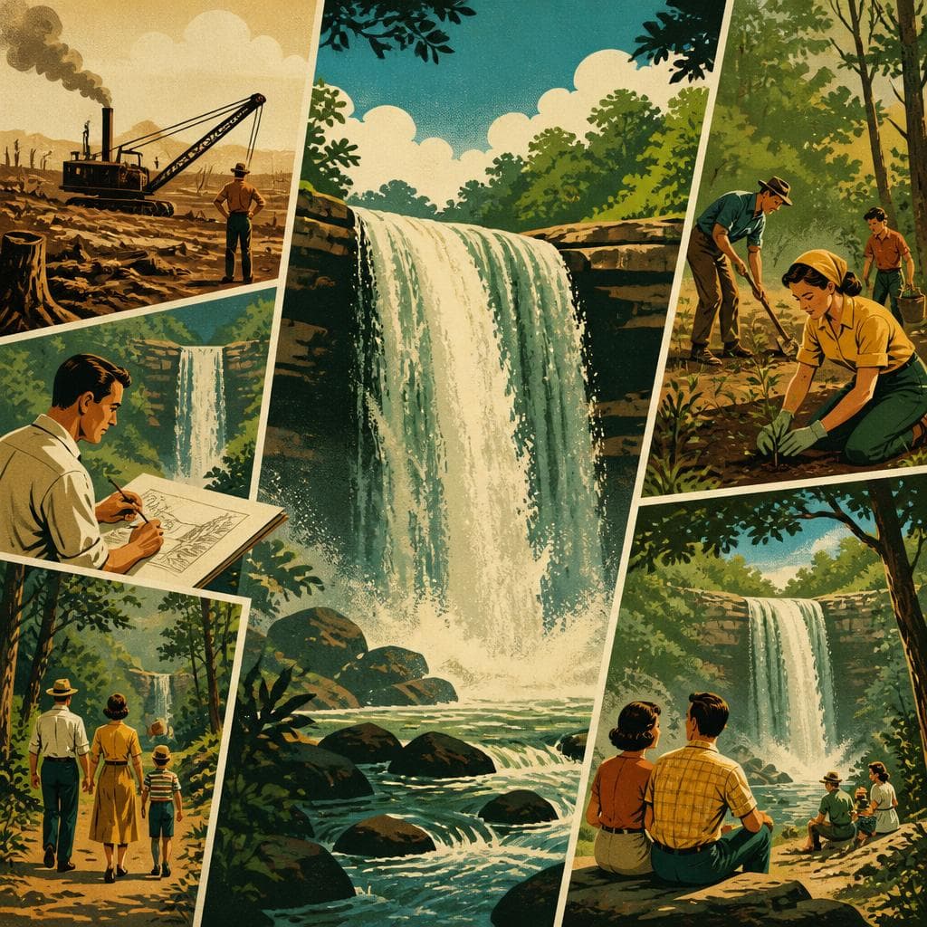 Cover art for How a Waterfall Stayed a Waterfall