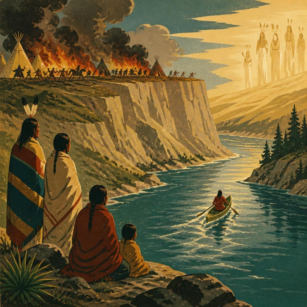 Cover art for The Bluff, the River, and the Holy Ground