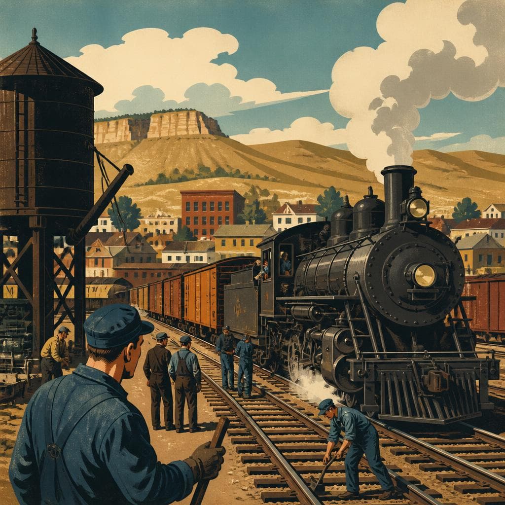 Cover art for Where the Whistle Meant Work in Glendive