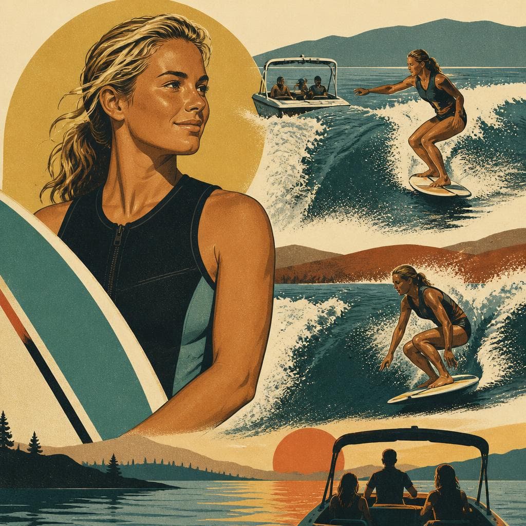 Cover art for Ashley Kidd and the Rise of Wakesurfing