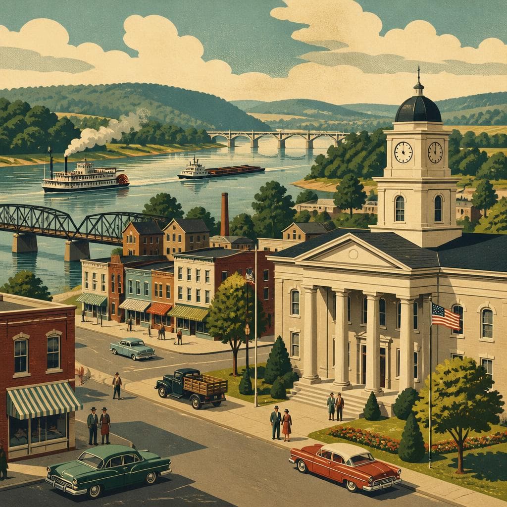 Cover art for Where the River Met the Courthouse