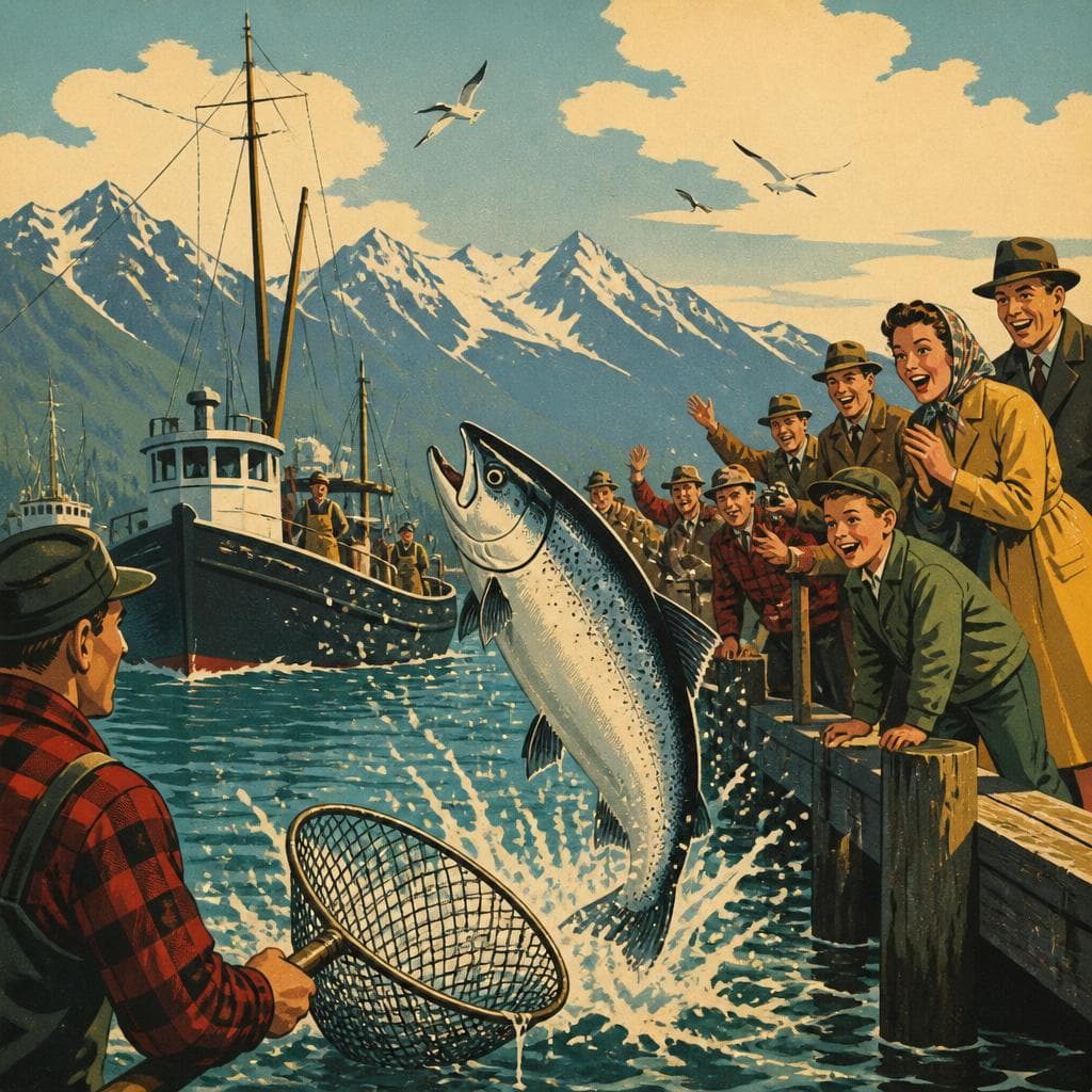 Cover art for When the First Copper River Salmon Lands