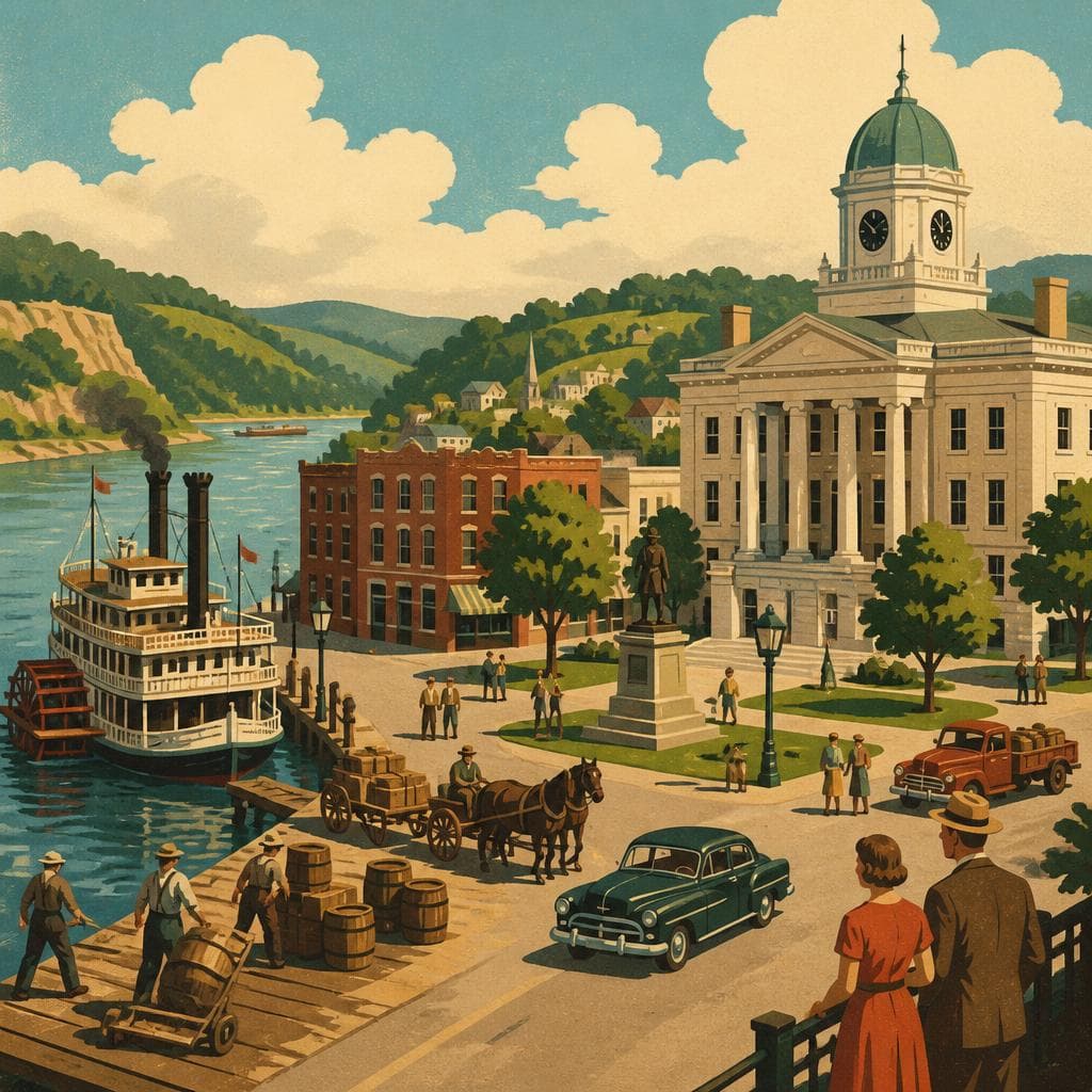 Cover art for Where Vevay’s River Life Met the Courthouse Square