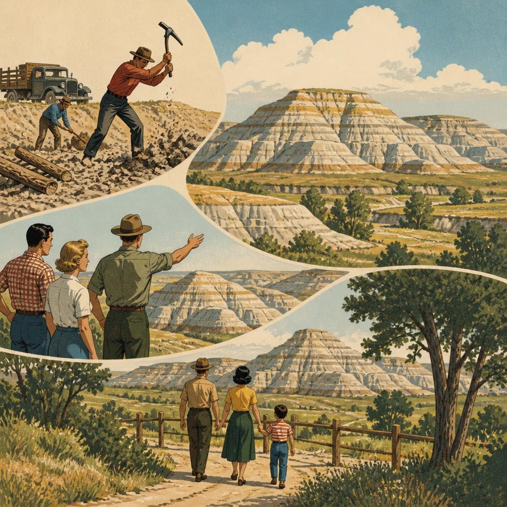 Cover art for How Kansas Opened Its Chalk Badlands