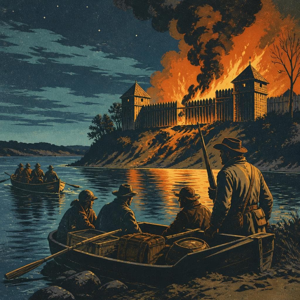 Cover art for The Night Fort Madison Burned