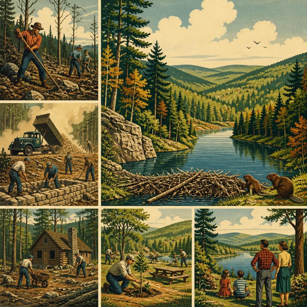Cover art for How a Rugged Valley Became Beaver Dam State Park