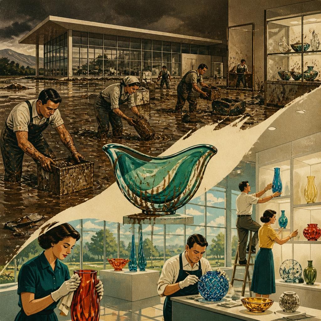 Cover art for When Mud Came for the Glass