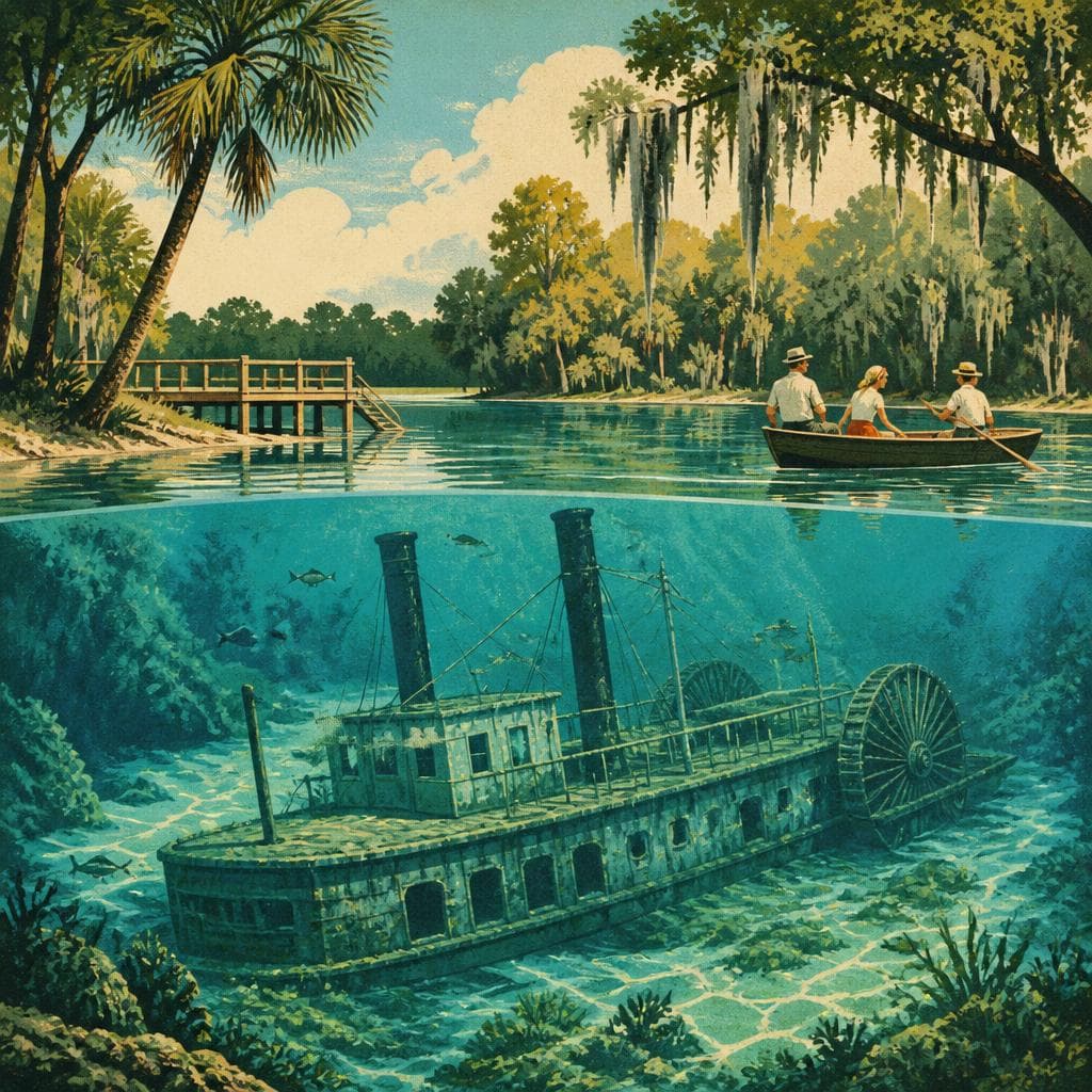 Cover art for The Steamboat Beneath the Spring