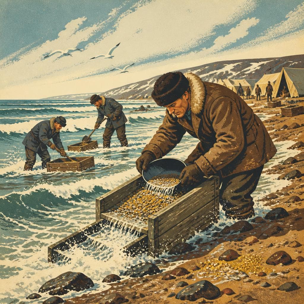 Cover art for Gold in the Surf at Nome