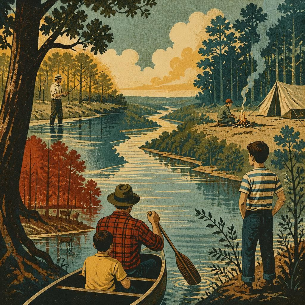 Cover art for The River That Told People Where They Were