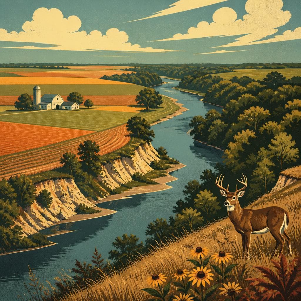 Cover art for Where the Prairie Breaks: The Sangamon in Piatt County