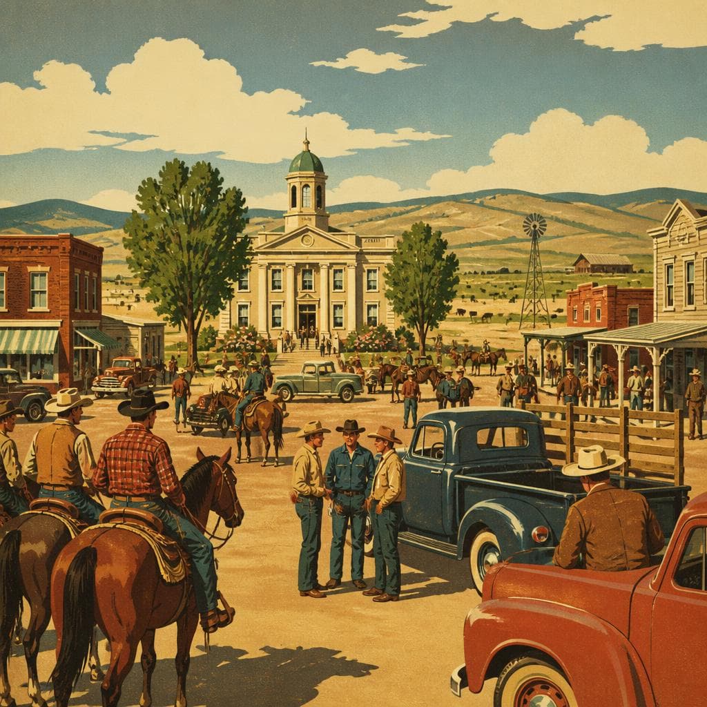 Cover art for The Little Town That Held Ranch Country Together