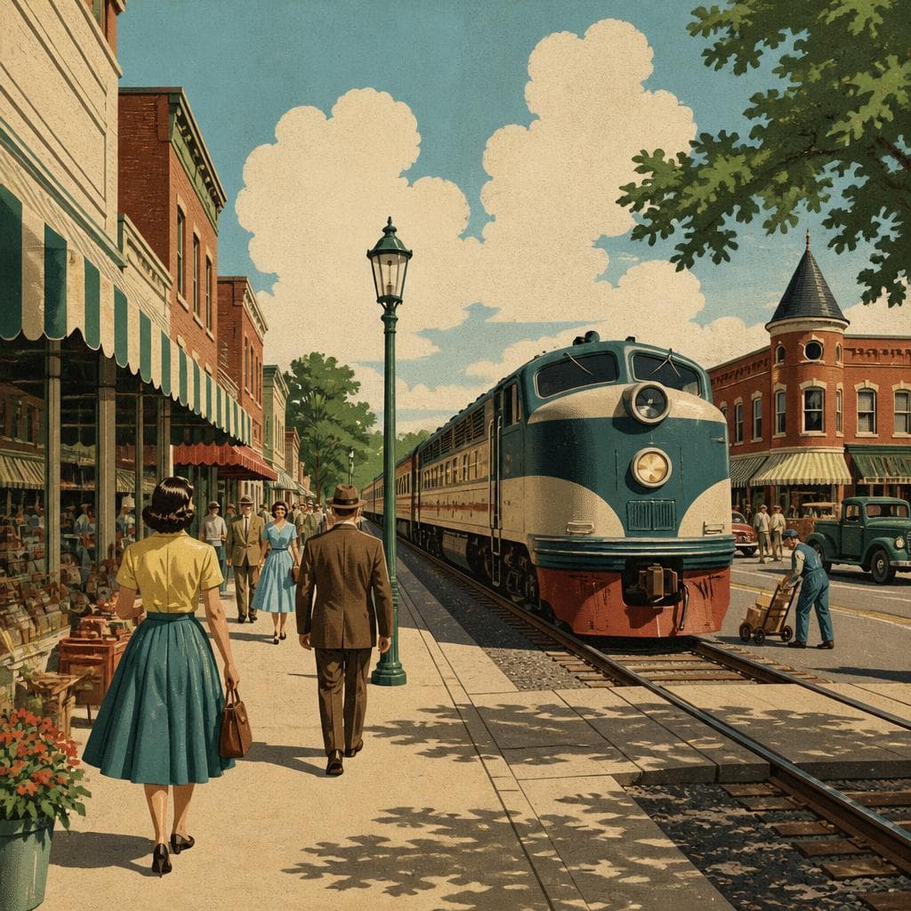 Cover art for Where Main Street Shares the Rails