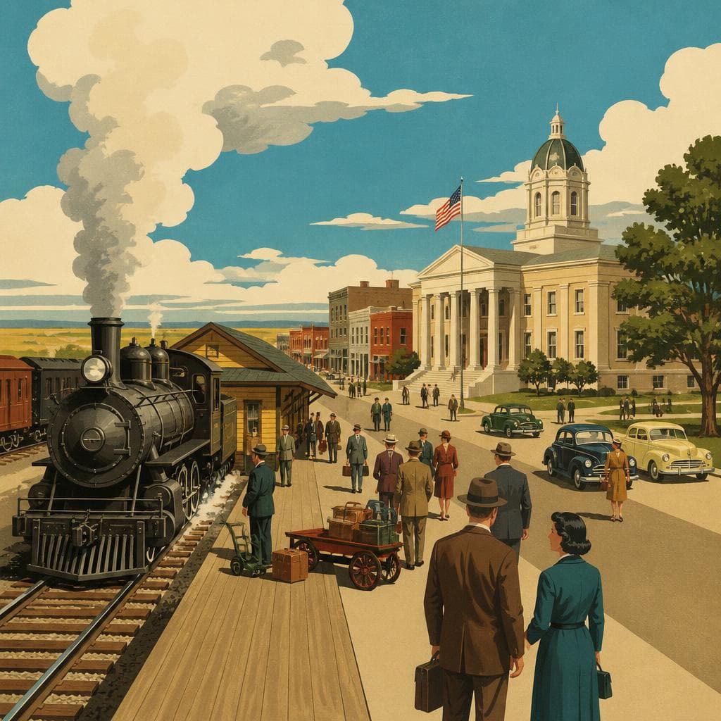 Cover art for Where the Rails Made a County Seat