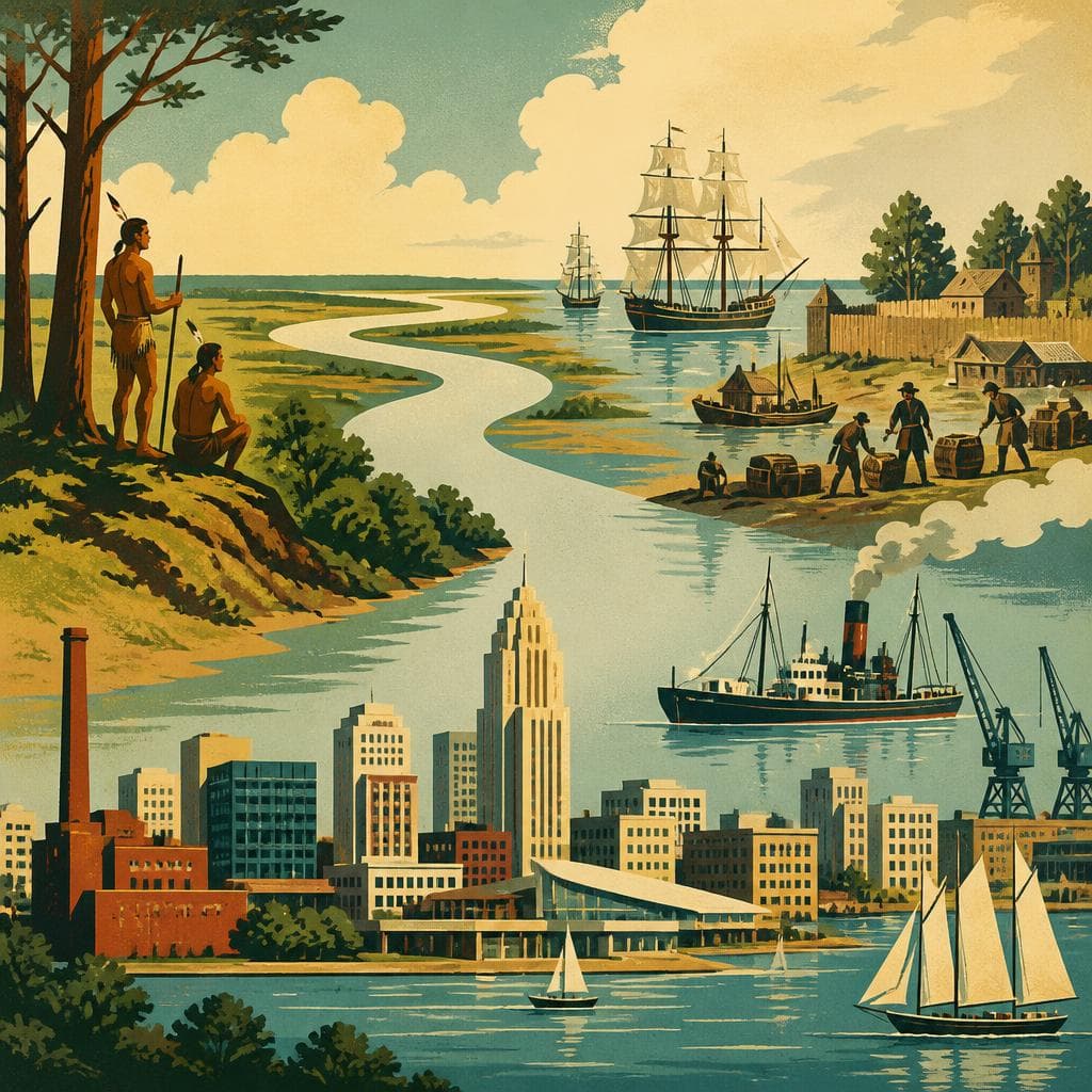 Cover art for How a River Became Norfolk
