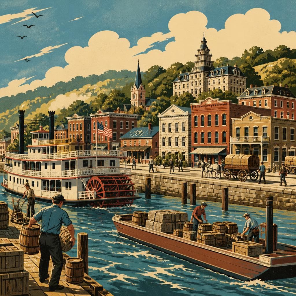 Cover art for Where the River Drew the Town