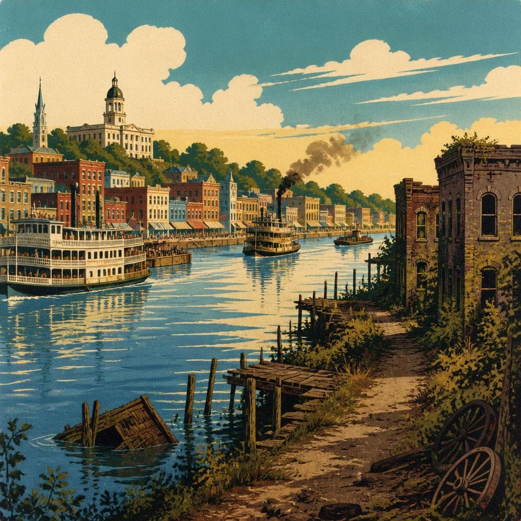 Cover art for Where the River Took a County Seat