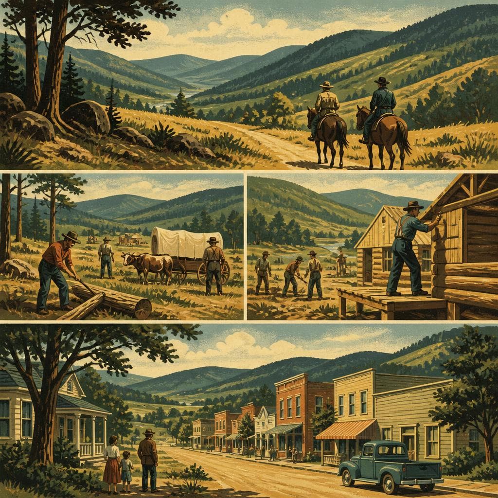 Cover art for A County Drawn Before the Crowds Arrived