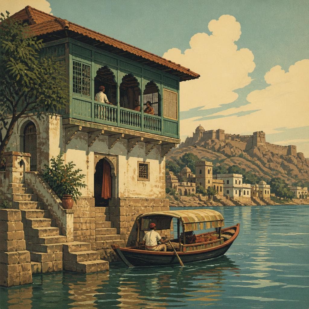 Cover art for A House With One Foot on the River