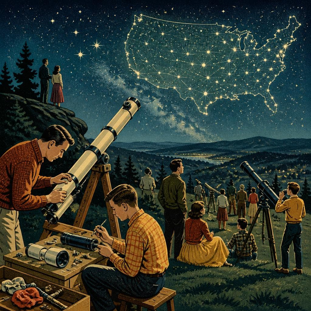 Cover art for Where Homemade Telescopes Meet the Night Sky