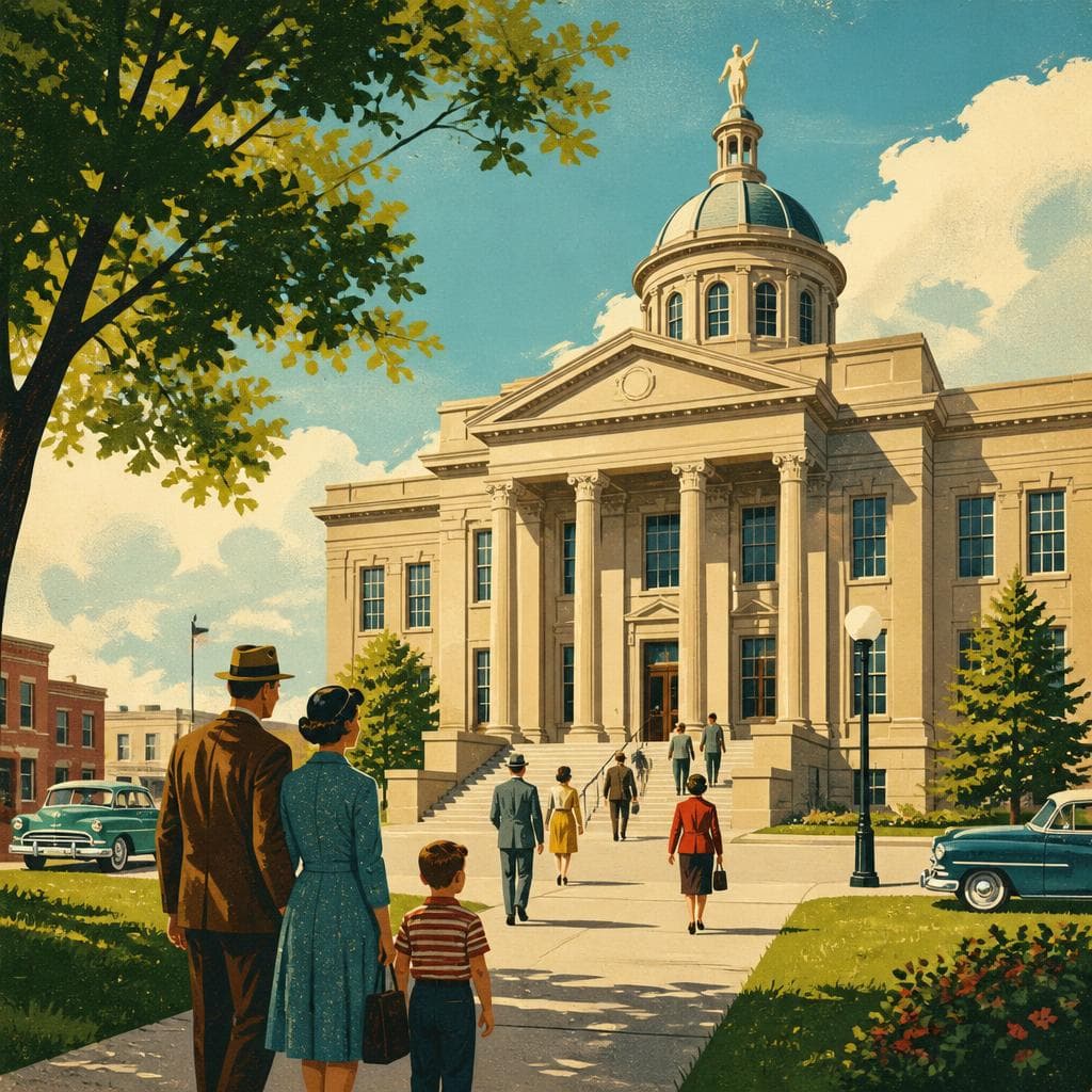 Cover art for When Wautoma Built Its Civic Front Door