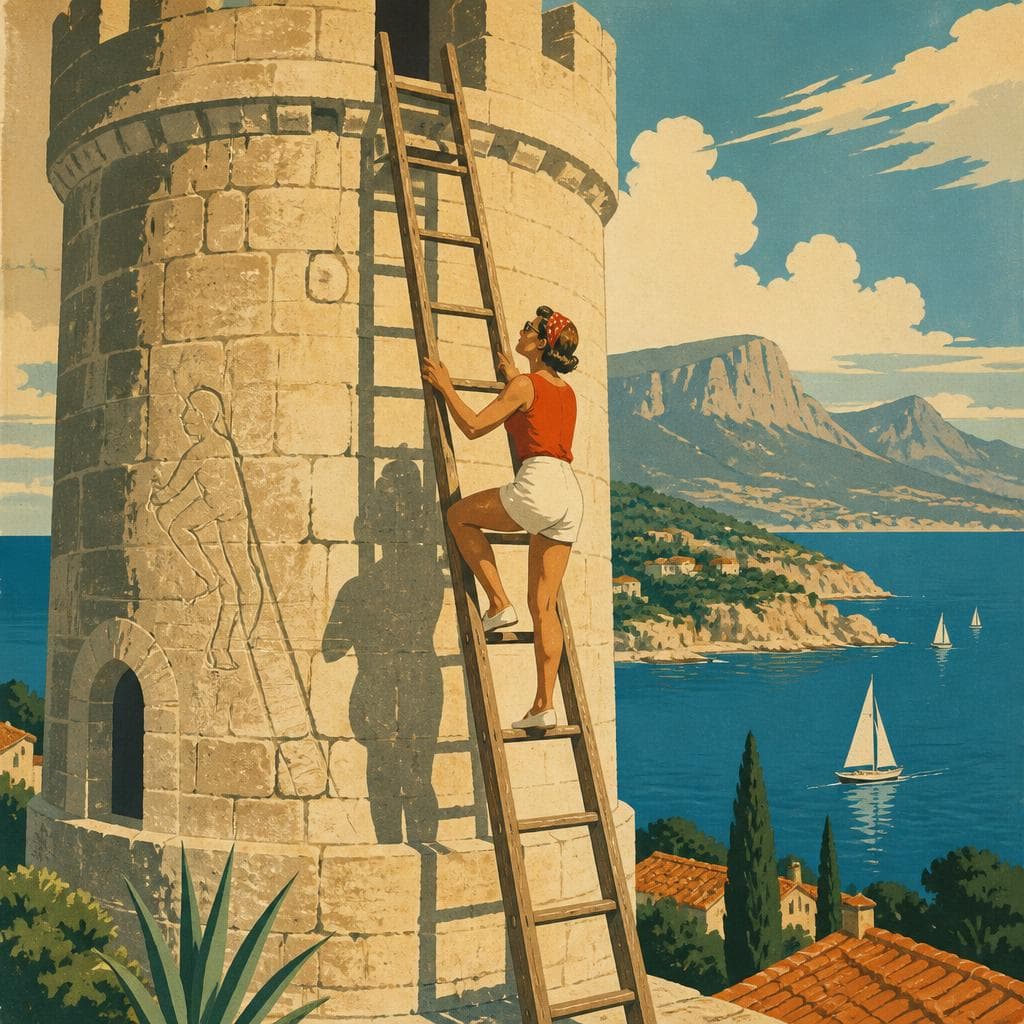 Cover art for The Ladder on the Tower