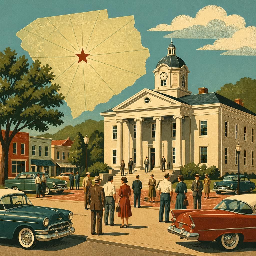 Cover art for Where a New County Found Its Center