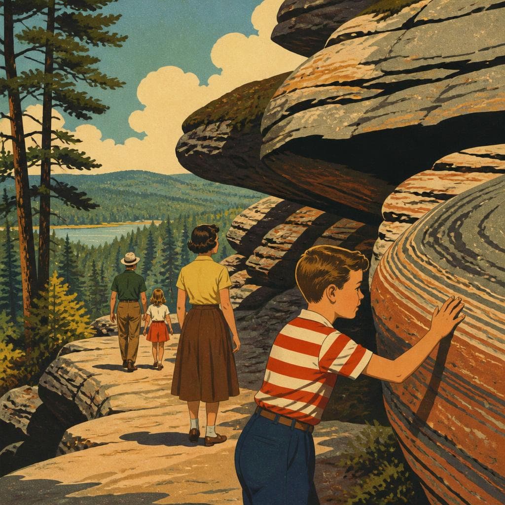 Cover art for Walking Through Deep Time at Thunder Rocks
