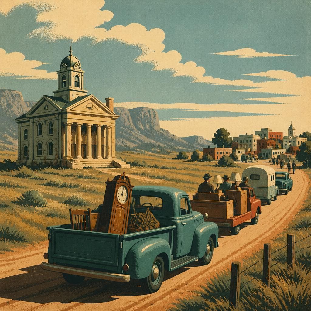 Cover art for When the County Seat Left Town