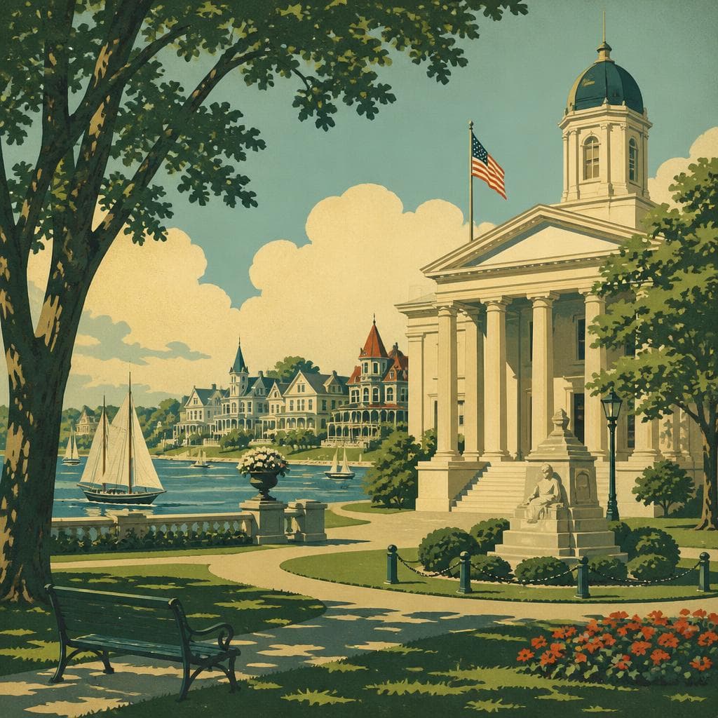 Cover art for Where a Courthouse Remembers a River Town