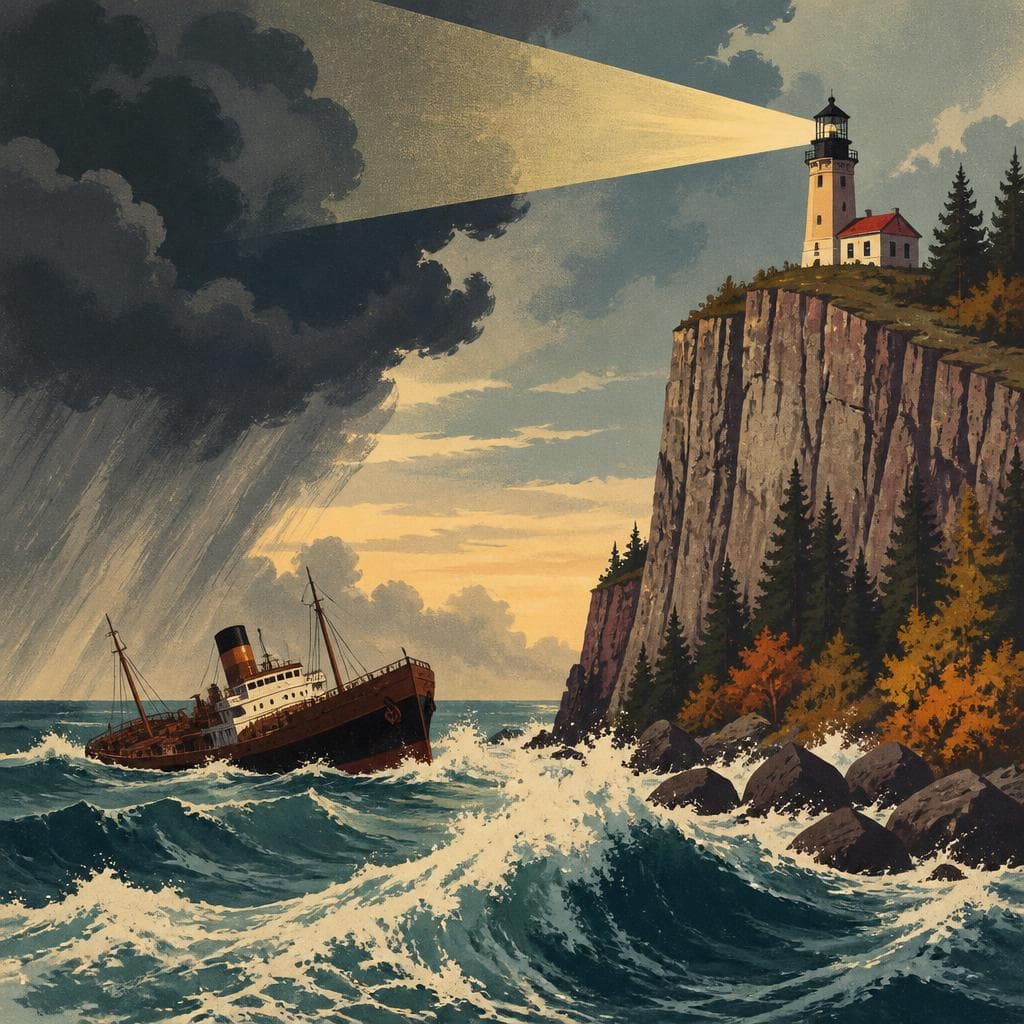 Cover art for The Storm That Put a Light on the Cliff