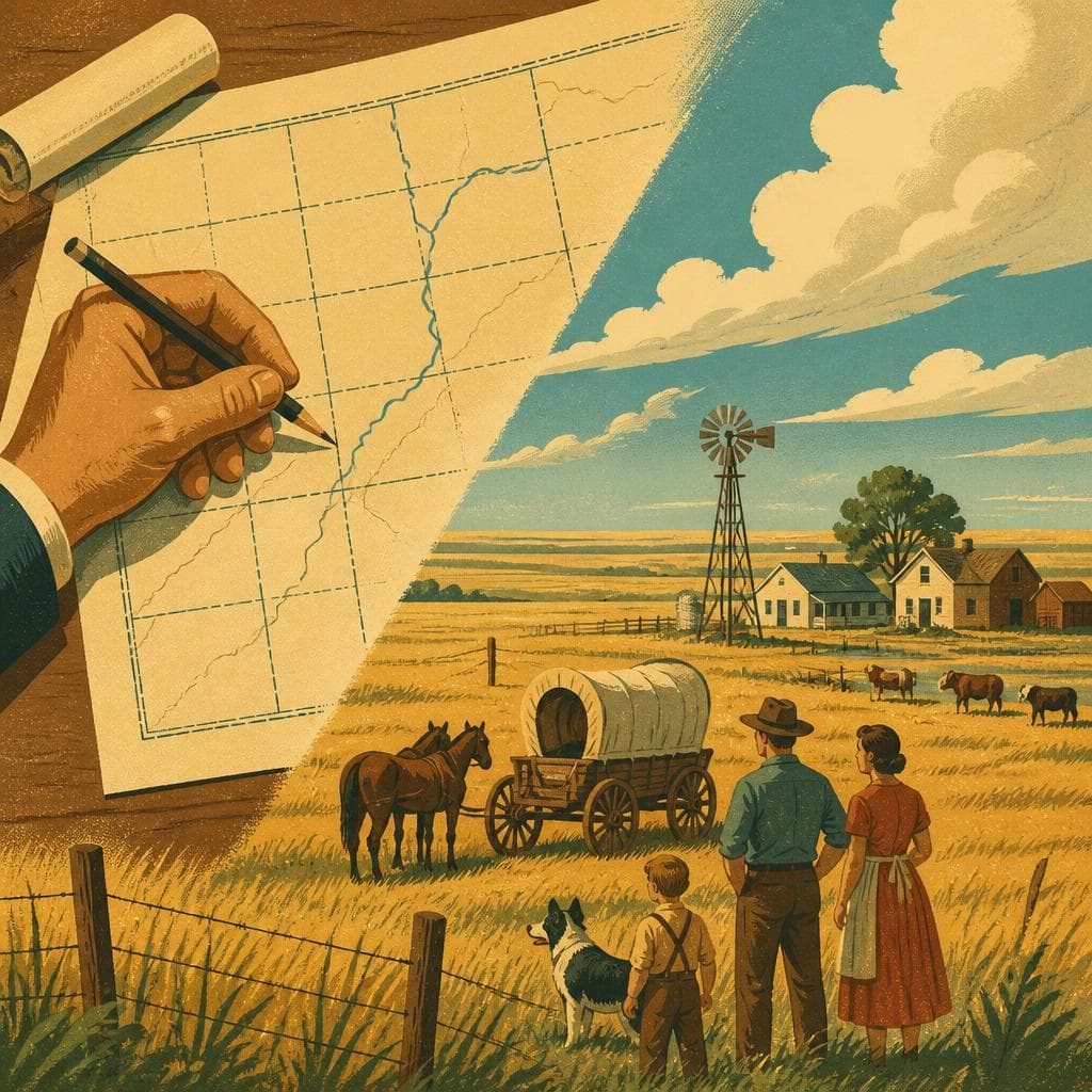 Cover art for A County on Paper, Then on the Plains