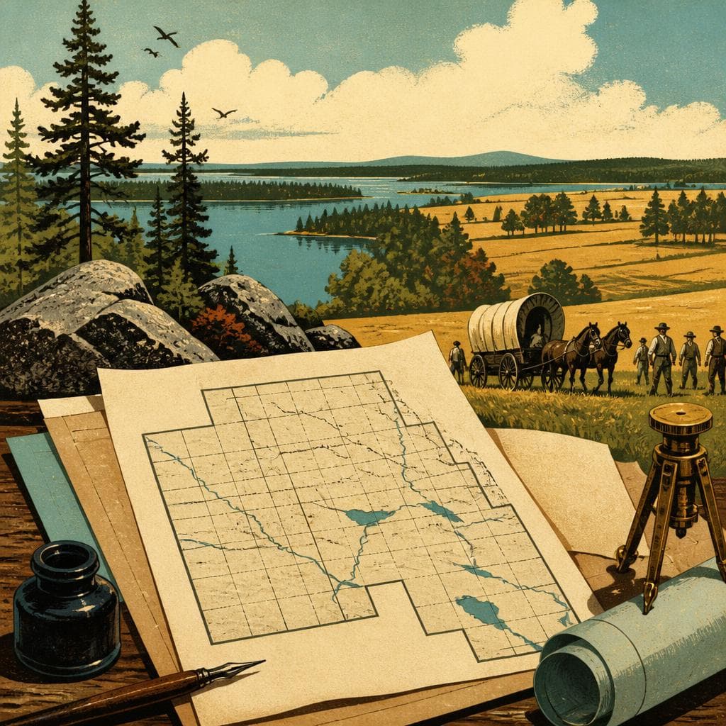 Cover art for A County Drawn Before the Crowd Arrived